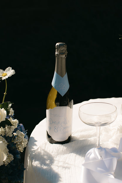 Marriage Certificate, Champagne Label & Ribbons